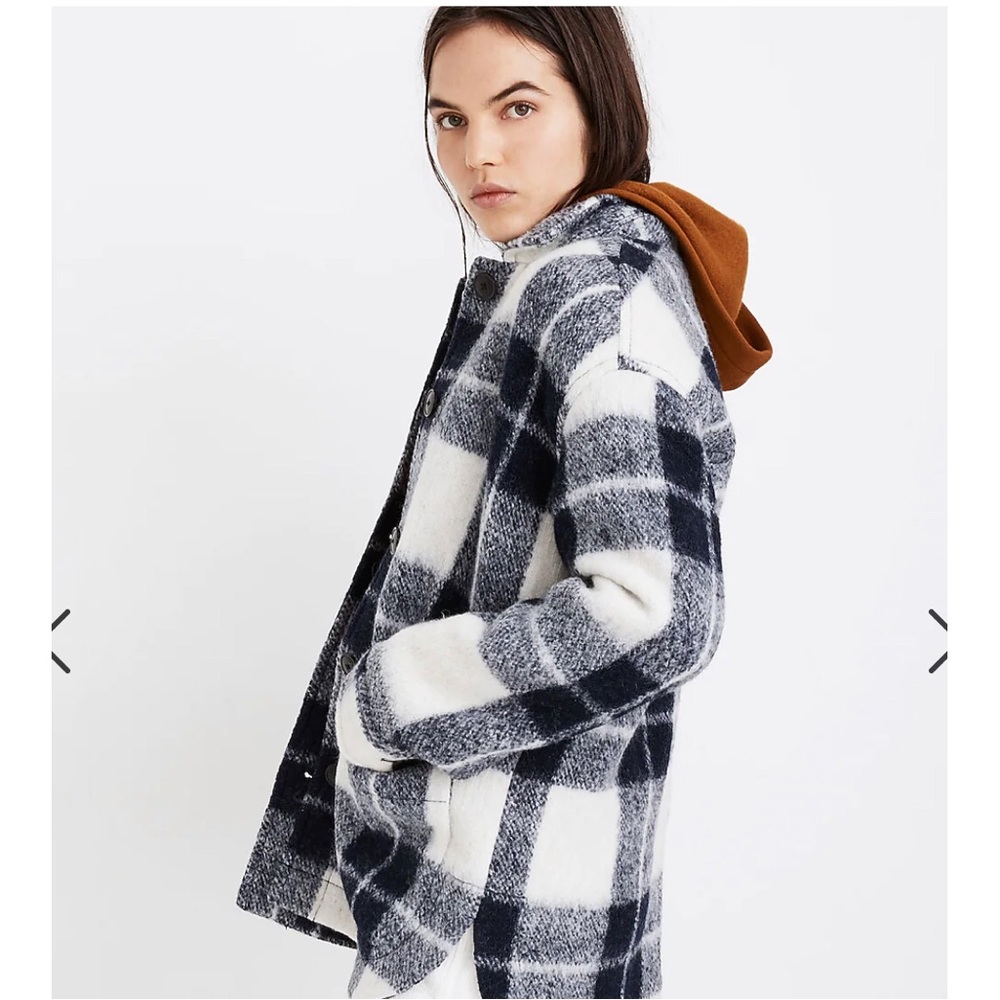 Madewell Walton Shirt-Jacket in Colleton Plaid